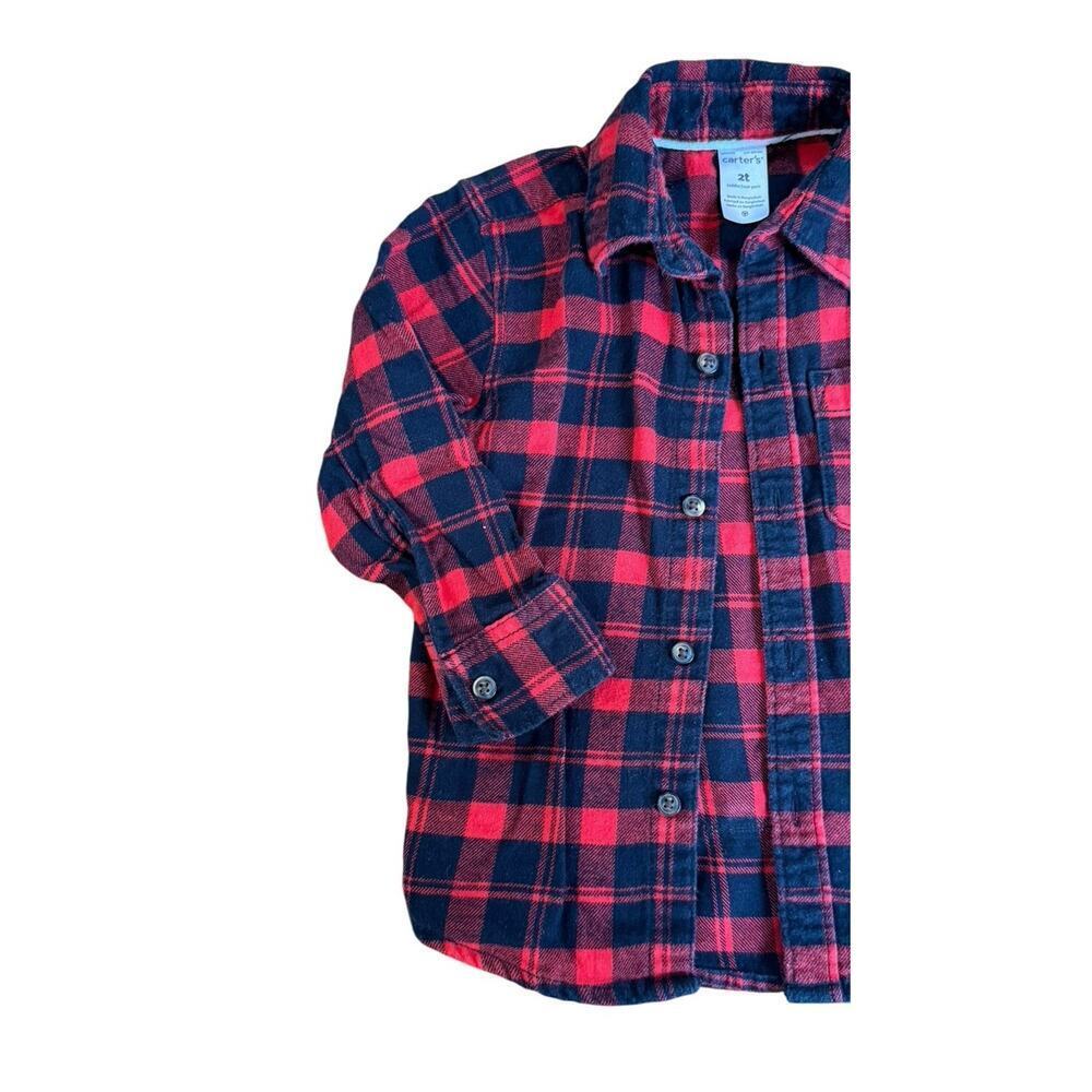 NIRVANA 90s Metal Rock Upcycled Retro Vintage Grunge Plaid Flannel Kids Size 2T - Picture 7 of 12